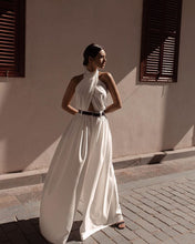Load image into Gallery viewer, Elegant Halter Wide Leg Jumpsuit