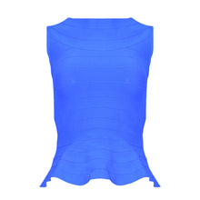 Load image into Gallery viewer, Sleeveless Peplum Bandage Top