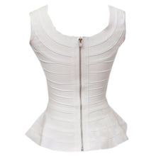Load image into Gallery viewer, Sleeveless Peplum Bandage Top