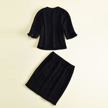 Load image into Gallery viewer, High Quality 3D Beading Sequined Skirt Two-piece