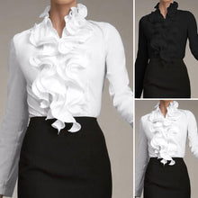 Load image into Gallery viewer, The Ruffled Kennedy Blouse