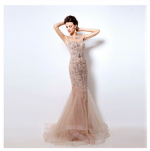 Load image into Gallery viewer, Luxury Crystal Mermaid Gown..