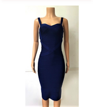 Load image into Gallery viewer, Super Stretch Sweet Heart Neck Line Bandage Dress                     Several Colors