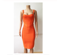 Load image into Gallery viewer, Super Stretch Sweet Heart Neck Line Bandage Dress                     Several Colors