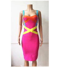 Load image into Gallery viewer, Super Stretch Sweet Heart Neck Line Bandage Dress                     Several Colors