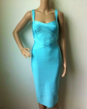 Load image into Gallery viewer, Super Stretch Sweet Heart Neck Line Bandage Dress                     Several Colors