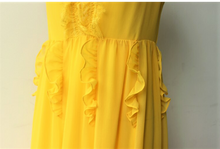 Load image into Gallery viewer, "Hollywood Summers" Ruffled Lace A Line Dress