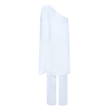 Load image into Gallery viewer, Navarra Italian one shoulder cape Jumpsuit
