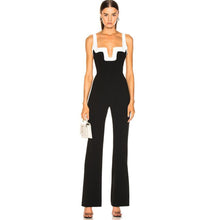 Load image into Gallery viewer, Black Super Stretch One Shoulder Jumpsuit