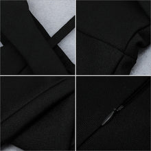 Load image into Gallery viewer, Black Super Stretch One Shoulder Jumpsuit
