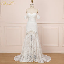 Load image into Gallery viewer, Guipure Lace Sweetheart Neckline Bias Cut Wedding Dress