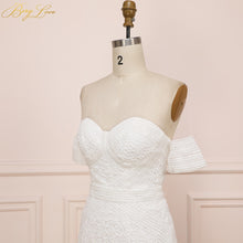 Load image into Gallery viewer, Guipure Lace Sweetheart Neckline Bias Cut Wedding Dress