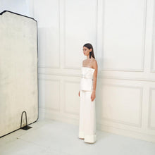 Load image into Gallery viewer, Strapless Belted Envelope Blouse