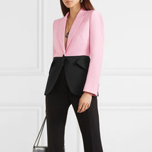 Load image into Gallery viewer, Two Tone Single Breasted Blazer