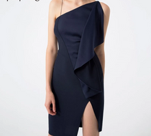 Load image into Gallery viewer, Navarra Crepe Back satin Dress..