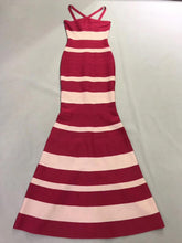 Load image into Gallery viewer, Christmas Bandage Gown                    Green, Red, Black