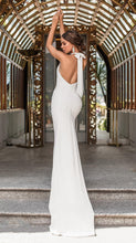 Load image into Gallery viewer, Navarra Silk Georgette Mermaid Gown