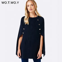 Load image into Gallery viewer, Gold Button Knitted Sweater Cover Up..