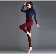 Load image into Gallery viewer, Skinny  Fleece Lined High Waist Elastic Wide Waist Pant