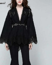 Load image into Gallery viewer, Feminine Shaping Rodeo  Blouse                          White or Black..