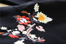 Load image into Gallery viewer, High Quality V-Neck Long Sleeve Embroidered Dress