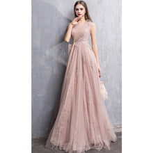 Load image into Gallery viewer, Elegant Sleeveless A-Line Skirt Gown