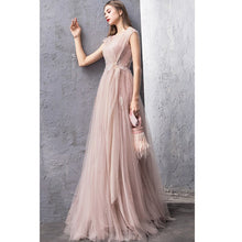 Load image into Gallery viewer, Elegant Sleeveless A-Line Skirt Gown