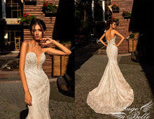 Load image into Gallery viewer, lace Wedding dress, open back dress        Update your settings