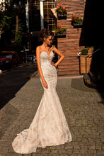 Load image into Gallery viewer, lace Wedding dress, open back dress        Update your settings
