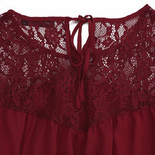 Load image into Gallery viewer, Summer Style Women  Lace Over sized Top