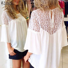 Load image into Gallery viewer, Summer Style Women  Lace Over sized Top
