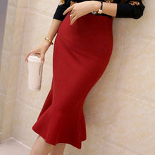 Load image into Gallery viewer, Sophisticated Flounce Hem  Sweater  Skirt