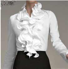 Load image into Gallery viewer, The Ruffled Kennedy Blouse